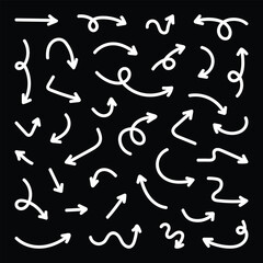 Hand Drawn Doodle Arrow