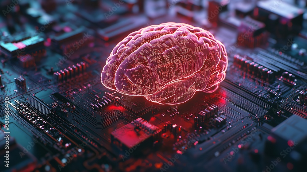 Poster electrically powered brain with communication line