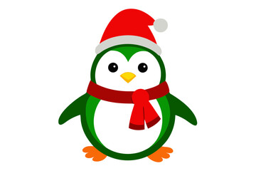 snowman with christmas hat