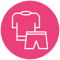 Uniform vector icon illustration of Soccer iconset.