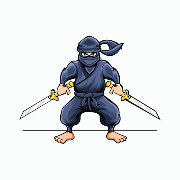 ninja character mascot