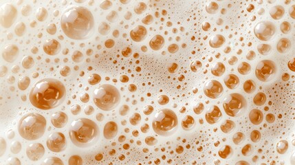 Foamy Beverage Delight, a vibrant close-up showcasing effervescent bubbles dancing atop a refreshing drink, capturing the essence of thirst-quenching enjoyment.