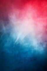 Fototapeta premium Abstract gradient background with blurred red and blue colors, grainy texture, film grain.