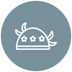 Bandana vector icon illustration of Festa Junina iconset.