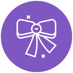 Festive Ribbon vector icon illustration of Festa Junina iconset.