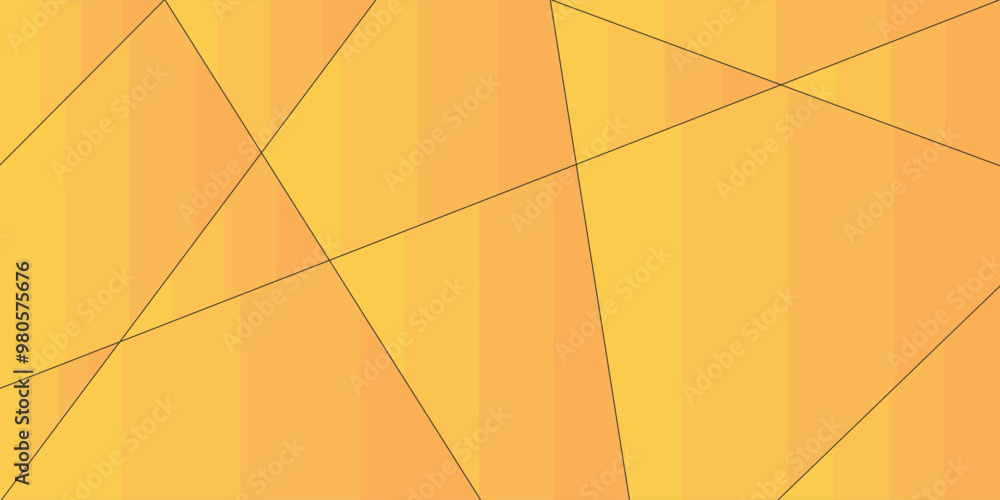 Poster vibrant triangles mosaic: a dynamic geometric composition of crossing lines on various shades and gr