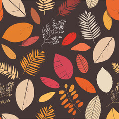 Floral Autumn Leaves Decoration