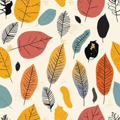 Floral Autumn Leaves Decoration
