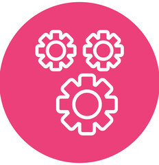 Automation vector icon illustration of Business Analytics iconset.