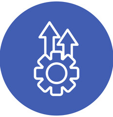 Enhancement vector icon illustration of Business Analytics iconset.
