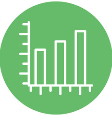 Measurement vector icon illustration of Business Analytics iconset.
