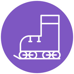 Skate Rink vector icon illustration of Outdoor Fun iconset.