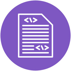 Source Code vector icon illustration of No Code iconset.