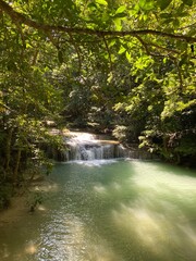 Obraz premium waterfall in the forest