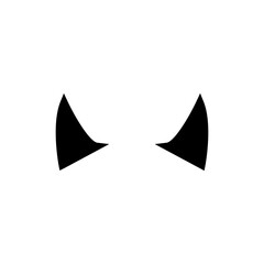 Fototapeta premium Cartoon eyes icon vector. Halloween eyes illustration sign. Eyes symbol or logo.