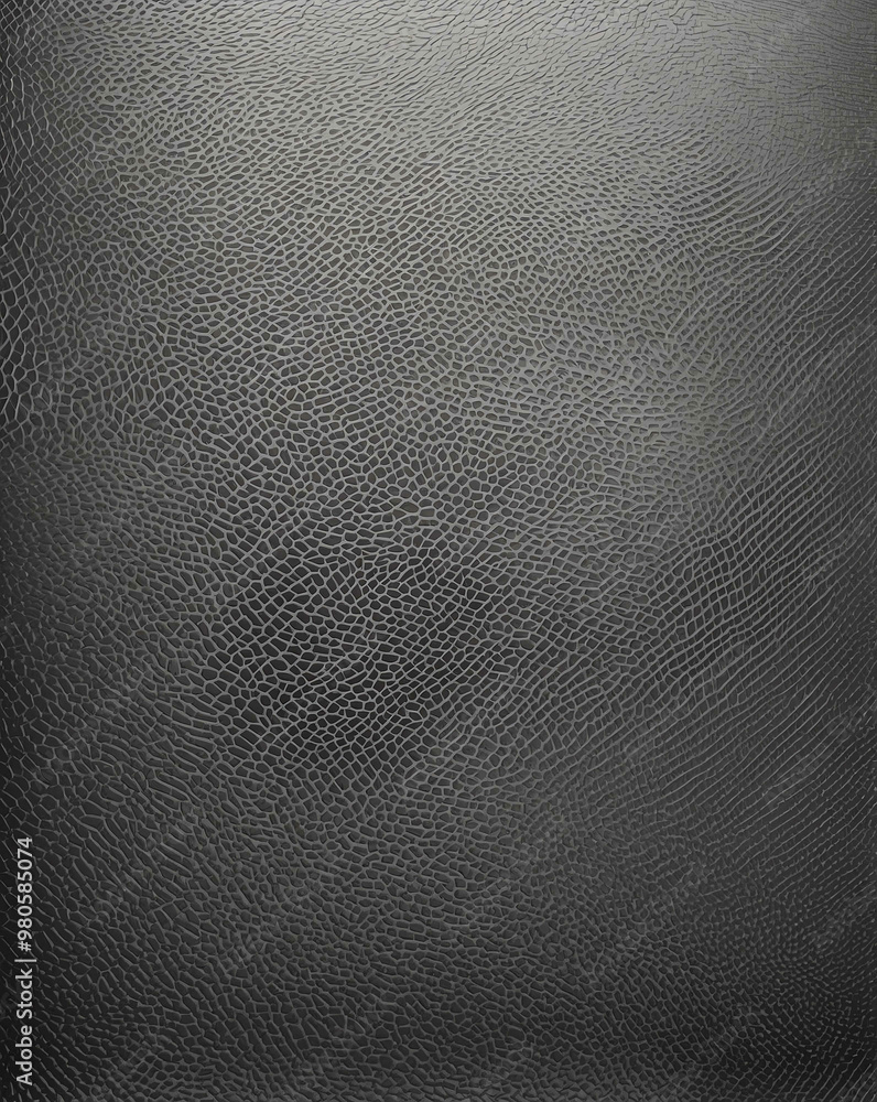Poster subtle mesh texture with metallic gray to silver gradient