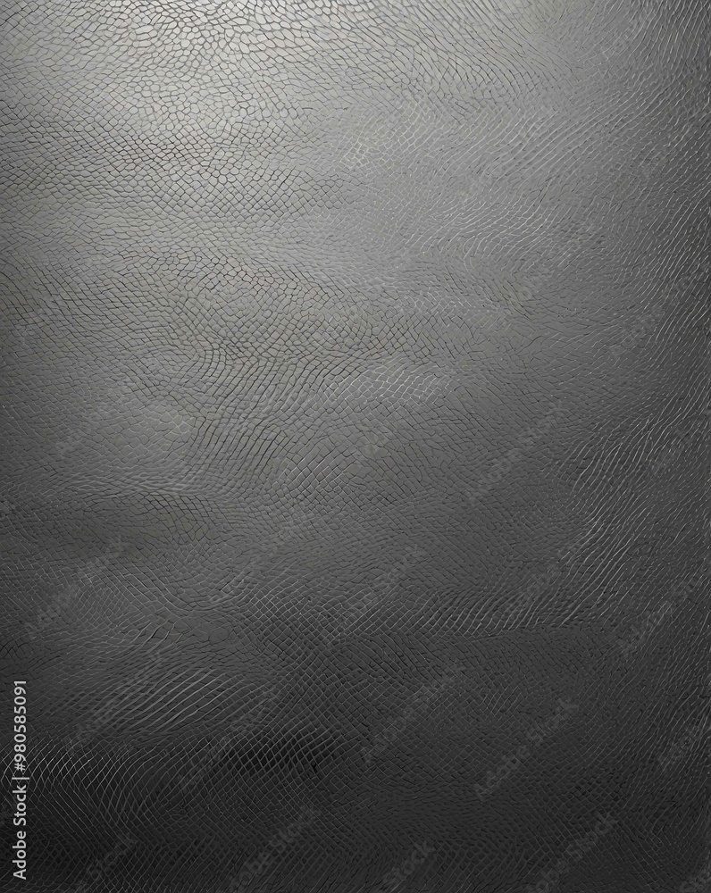 Poster subtle mesh texture with metallic gray to silver gradient
