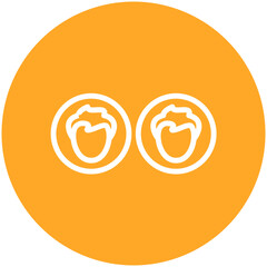 Similarity vector icon illustration of Generation Gap iconset.