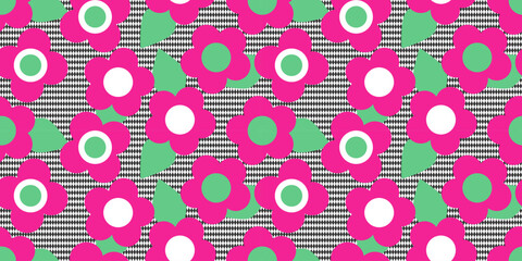 Seamless pattern design with beautiful flowers and leaves. floral and leaf patterns design for fabric, cotton, wallpaper, satin, gift wrap, carpet, background.	