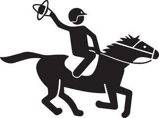 Horse icon symbol vector image Illustration
