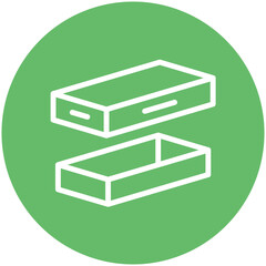 Box vector icon illustration of Fashion Ecommerce iconset.