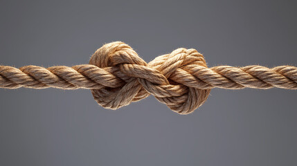 Minimalistic rope illustration