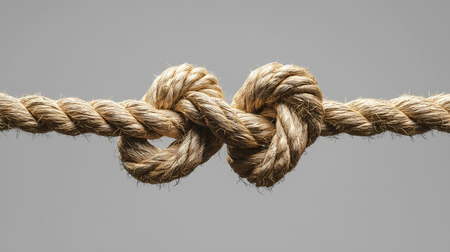 Minimalistic rope illustration