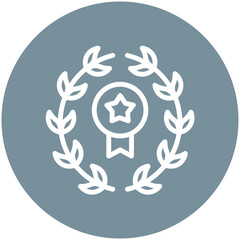 Victory vector icon illustration of Achievements iconset.