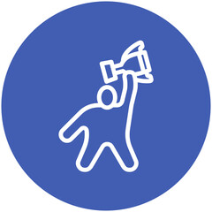 Winner vector icon illustration of Achievements iconset.