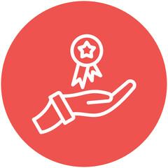 Reward vector icon illustration of Achievements iconset.