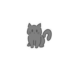 黒猫のイラスト