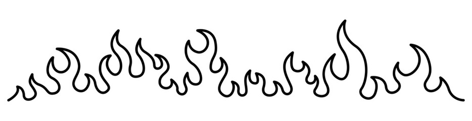 Fire graphic background © North