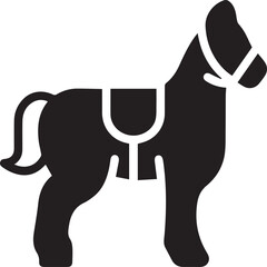Horse icon symbol vector image Illustration

