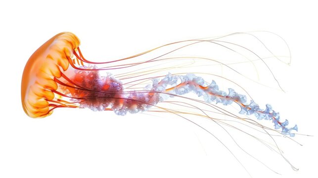 jellifish isolated on white