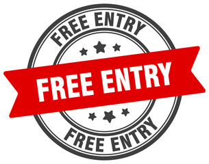 FREE ENTRY STAMP