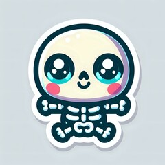 Fototapeta premium Cheerful Helloween Sticker Design