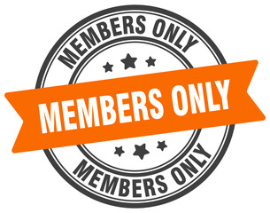 Fototapeta premium MEMBERS ONLY STAMP