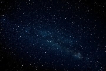 Fototapeta premium Starry sky, Milky Way galaxy at the center of the frame, dark background