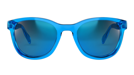Close-up of sunglasses isolated on transparent background. png file