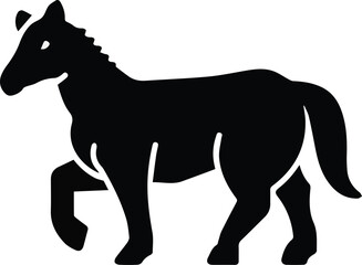 Horse icon symbol vector image Illustration
