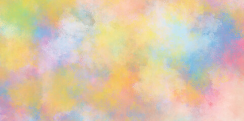 abstract colorful mixed color soft watercolor background, Watercolor paper texture background with cloudy stains and splashes, multicolor pastel rainbow gradient colors watercolor grunge texture.
