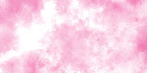 pink smoke background with white clouds, pink cloud sky on art graphics with stains, Soft Pink grunge watercolor paper texture, Romantic Pastel Pink Watercolor Background.