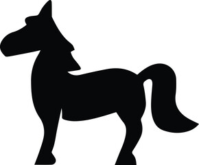 Horse icon symbol vector image Illustration
