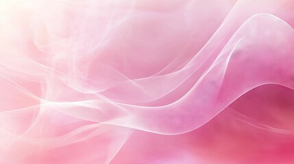 Obraz premium A dreamy abstract pink background with smooth, flowing lines and gentle gradients, offering a soft and elegant design.