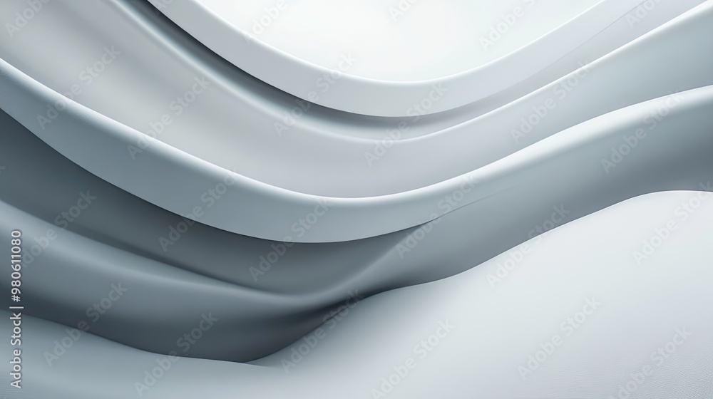 Poster a minimalistic abstract grey background with subtle highlights and gentle gradients, creating a calm