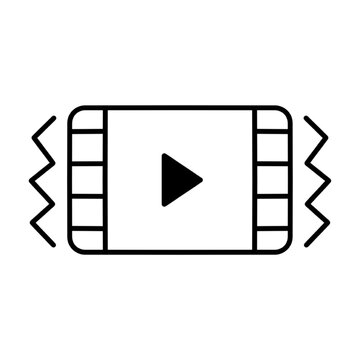 video stabilizer icon, vector illustration