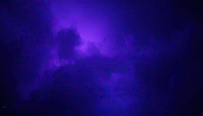 Vibrant cosmic clouds in shades of deep purple, evoking a sense of mystery and wonder.