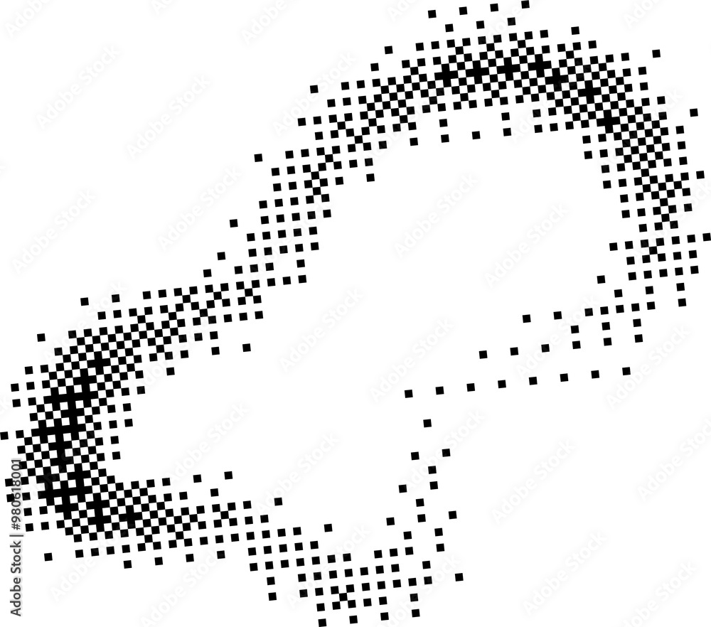 Poster bitmap pattern background organic shape. y2k gradient retro element. abstract noisy glitch halftone 