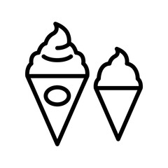 Ice cream cone icon