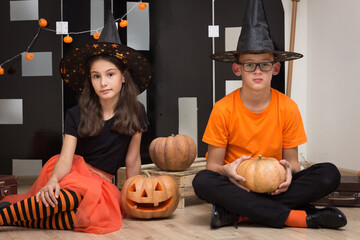 Halloween photo shoot in the studio